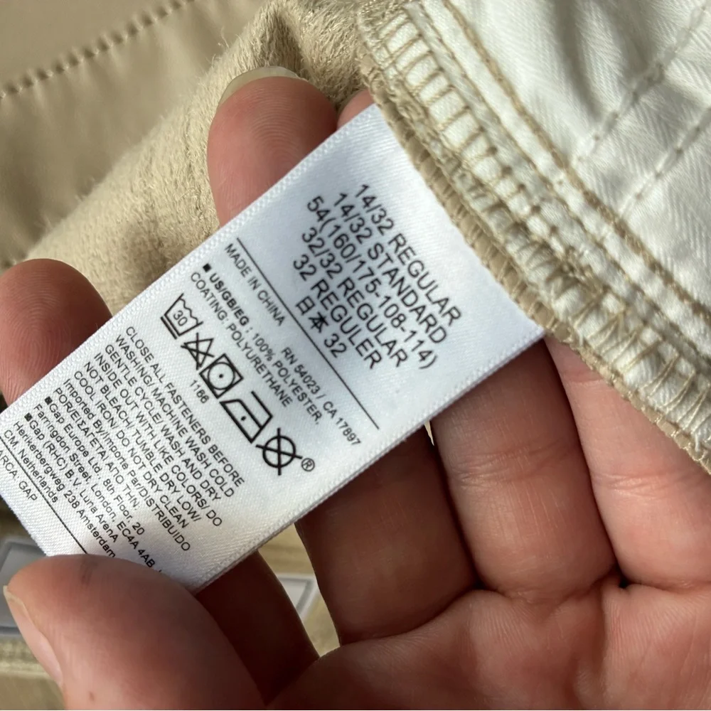 Gap High Rise Vegan Leather Cheeky Straight Pants - Picture 10 of 12